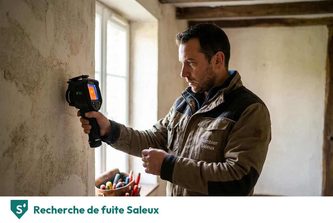Recherche de fuite à Saleux
