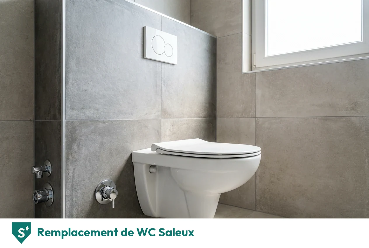 Remplacement de WC à Saleux